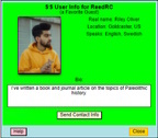 Green background on SS User details indicating a favorite guest